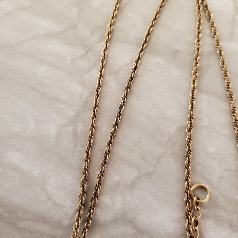 ✨ J. Crew Black Gold Matchstick Iridescent Rhinestones Crystals Beaded Pendant ✨ - Picture 5 of 12